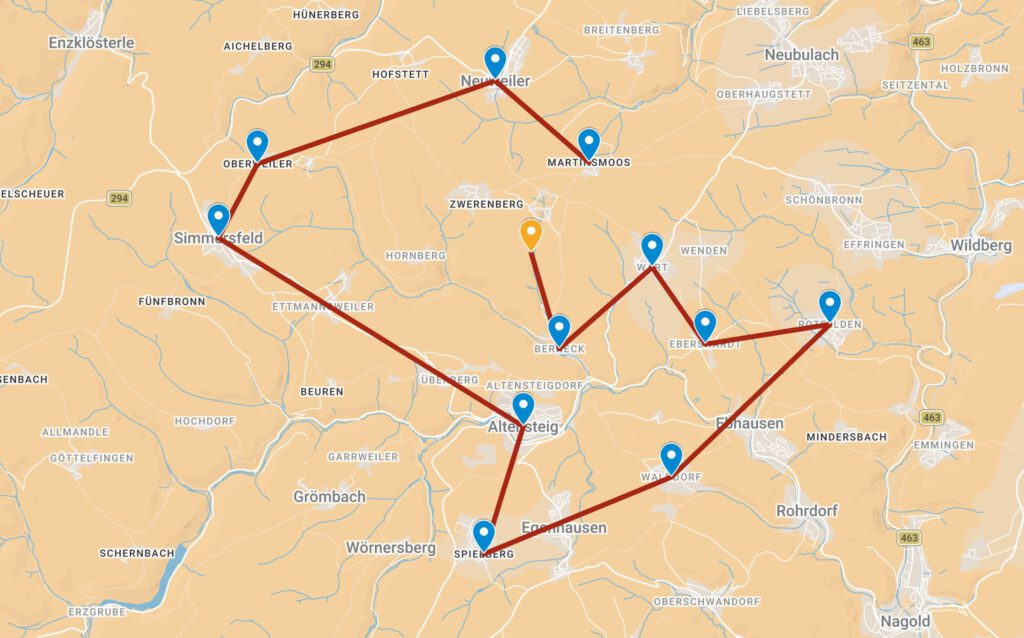gemüseroute mymaps